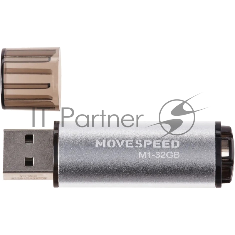 Накопитель USB2.0 32GB Move Speed M1 серебро