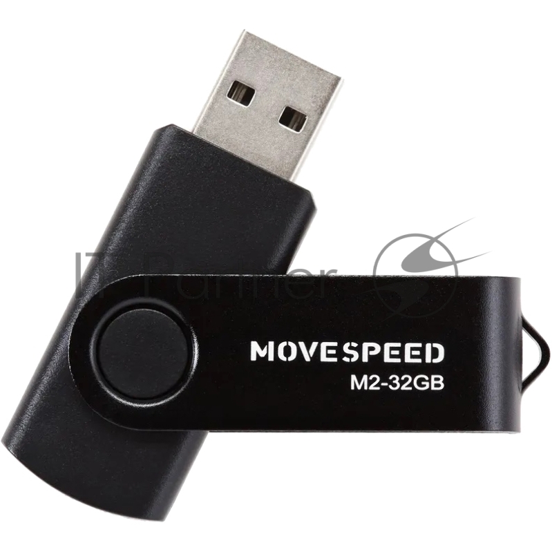 Накопитель USB2.0 32GB Move Speed M2 черный