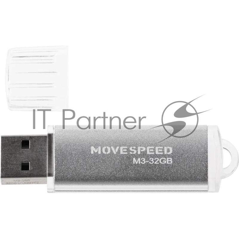 Накопитель USB2.0 32GB Move Speed M3 серебро