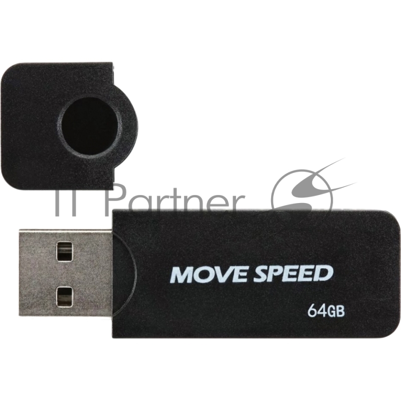 Накопитель USB2.0 64GB Move Speed KHWS1 черный
