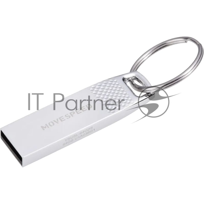 Накопитель USB2.0 64GB Move Speed YSUSL серебро металл