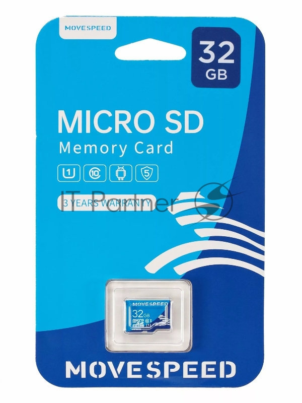 Карта памяти MicroSD 32GB Move Speed FT100 Class 10 без адаптера