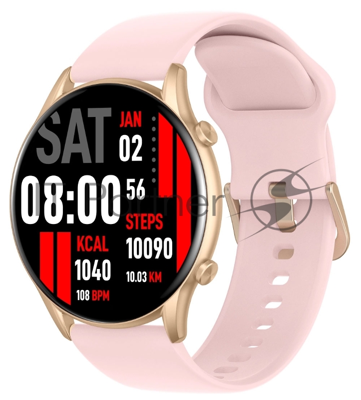 Умные часы Kieslect Kr Pink/ Kieslect Smart Calling Watch Pink