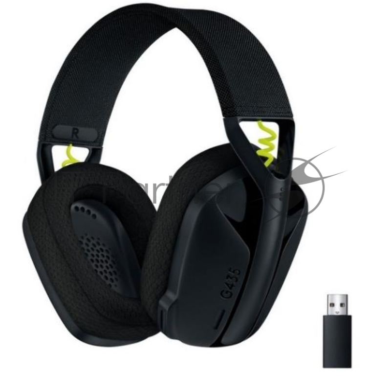 Гарнитура Logitech Headset G435 LIGHTSPEED Wireless Gaming BLACK- Retail