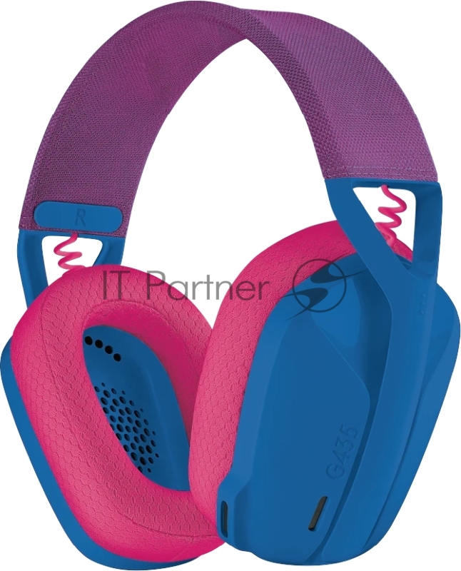 Гарнитура Logitech Headset G435 LIGHTSPEED Wireless Gaming BLUE - Retail