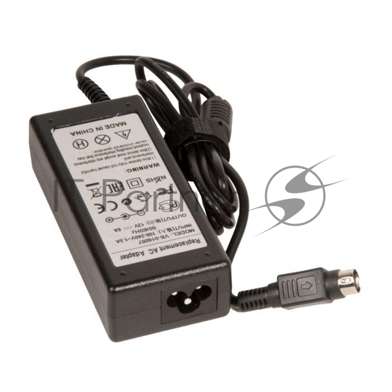 Блок питания для монитора и телевизора LCD 12V, 6A, 72W 4pin