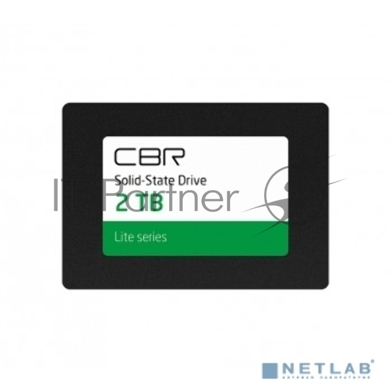 Внутренний SSD-накопитель CBR SSD-002TB-2.5-LT22, серия Lite, 2048 GB, 2.5, SATA III 6 Gbit/s, SM2259XT, 3D TLC NAND, R/W speed up to 550/520 MB/s, TBW (TB) 1000