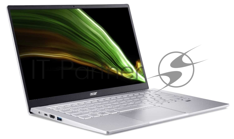Ультрабук Acer SF314-511-3360 Swift 14.0 FHD (1920x1080)/Intel Core i3-1115G4 3.00GHz Dual/8 GB+512GB SSD/Integrated/WiFi/BT5.0/1.0M h/1,2 kg/noOS/1Y/SILVER