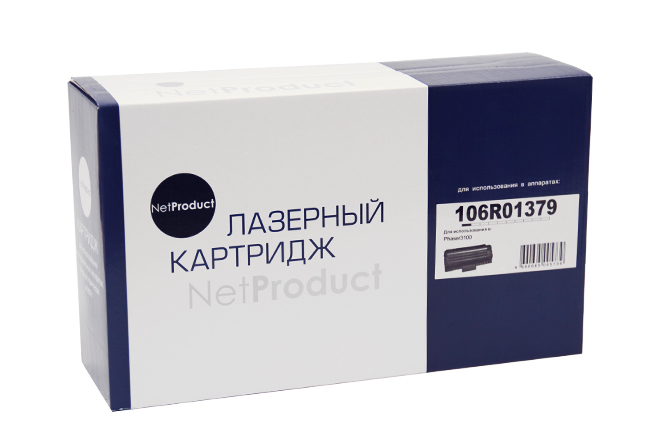 Расходные материалы NetProduct 106R01379 Картридж для Xerox Phaser 3100MFP (4000 стр.) с чипом