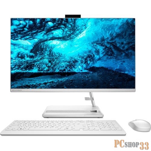 Моноблок Lenovo IdeaCentre AIO 3 27IAP7 27 FHD (1920x1080) IPS 250N, i5-1240P, 2x4GB DDR4 3200, 512GB SSD M.2, Intel Iris Xe, WiFi, BT, NoDVD, 5.0 Cam, Wireless KB&Mouse, NoOS, White,1Y