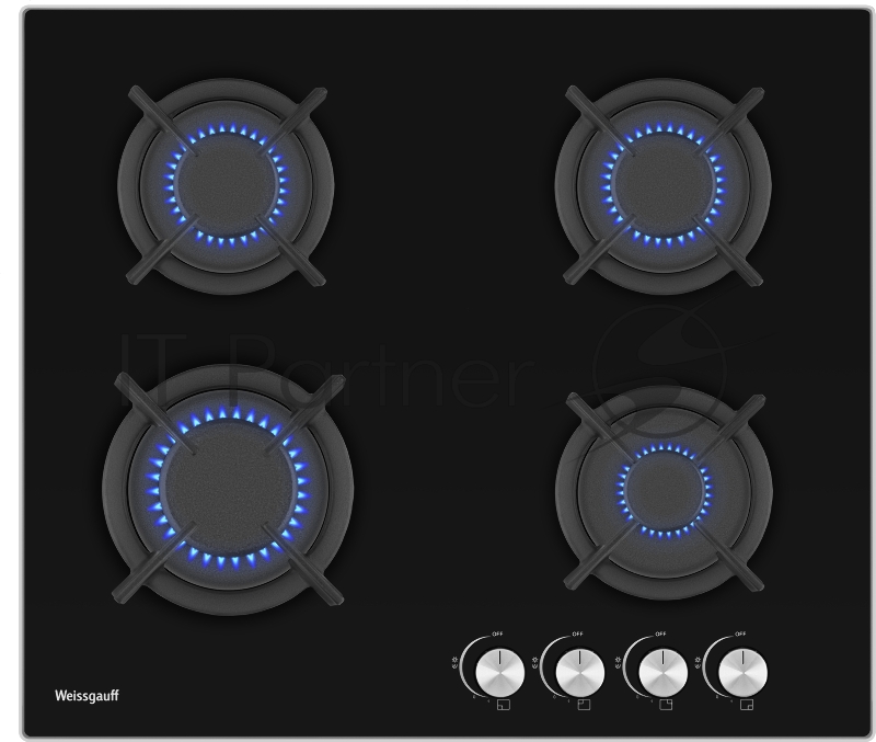Газовая панель Weissgauff HG 640 BG