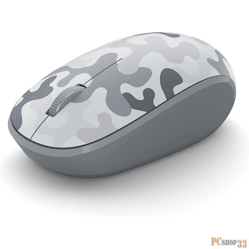 Мышь Microsoft Arctic Camo серый оптическая (4000dpi) беспроводная BT (2but)