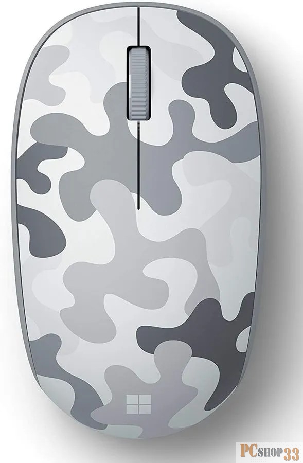 Мышь Microsoft Arctic Camo серый оптическая (4000dpi) беспроводная BT (2but)