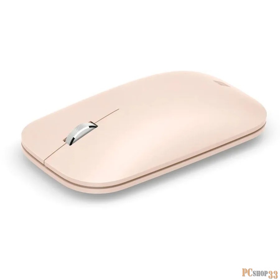 Мышь Microsoft Surface Mobile Mouse Sandstone персиковый оптическая (1800dpi) беспроводная BT (2but)