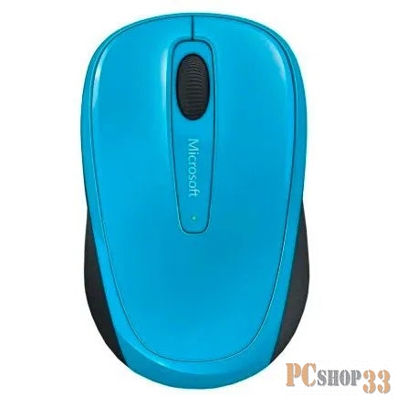 Мышь Microsoft Wireless Mobile Mouse 3500 Cyan Blue голубой оптическая (8000dpi) беспроводная (2but)