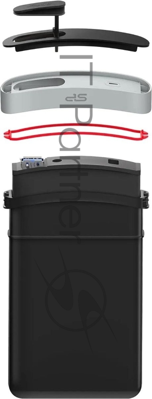 Внешний жесткий диск 2TB Silicon Power Armor A65B, 2.5, USB 3.2, Черный/Серый