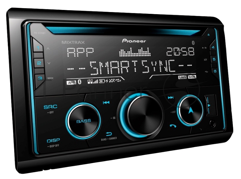 Автомагнитола Pioneer FH-S725BT 2DIN 4x50Вт