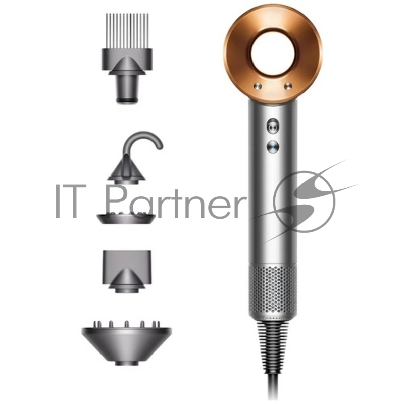 Фен Dyson Supersonic HD07 Bright Nickel/Bright Copper 1600Вт никель/медный