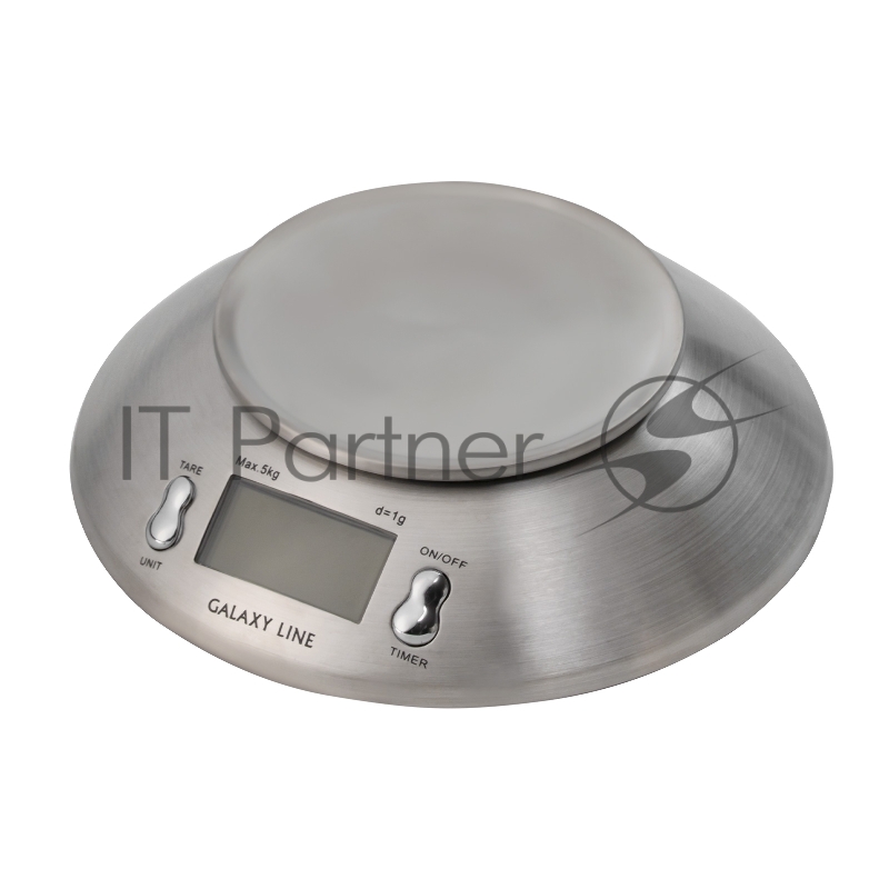 Весы кухонные электронные Galaxy Line GL2815 макс.вес:5кг серебристый