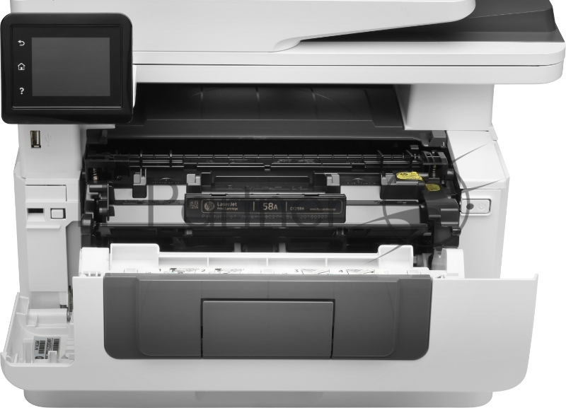 МФУ лазерный HP LaserJet Pro M428fdn (A4, принтер/сканер/копир/факс, 1200dpi, 38ppm, 512Mb, DADF50, Duplex, Lan, USB, картридж 3000 стр.) (W1A29A)
