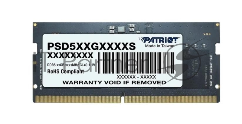 Модуль памяти Patriot SL DDR5 8GB 5600MHz SODIMM