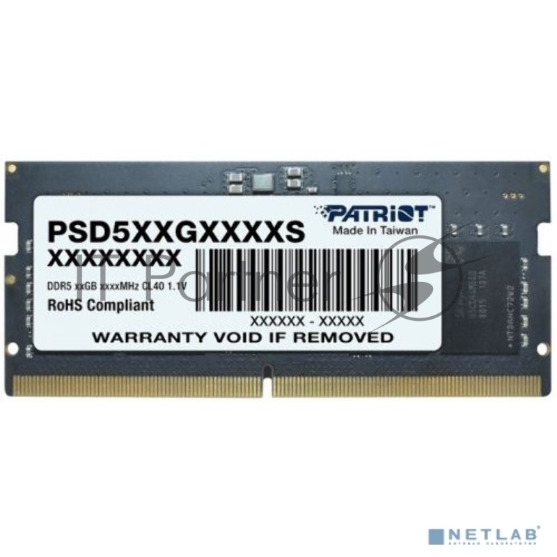 Модуль памяти Patriot SL DDR5 8GB 5600MHz SODIMM