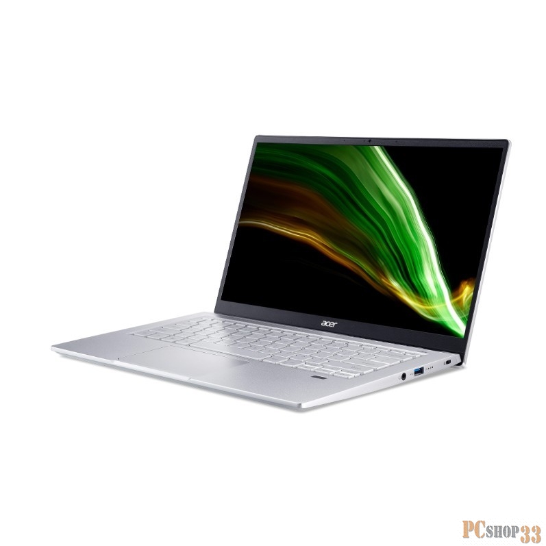 Ультрабук Acer Swift 3 SF314-43-R3KD Ryzen 5 5500U 8Gb SSD512Gb AMD Radeon 14 IPS FHD (1920x1080) Windows 11 silver WiFi BT Cam