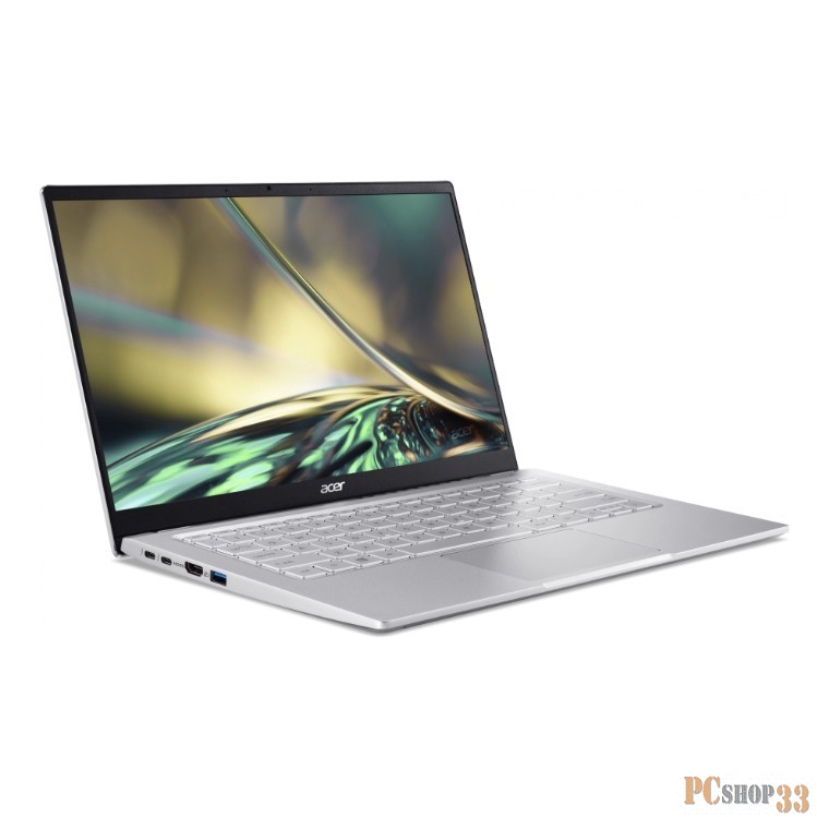 Ультрабук Acer Swift 3 SF314-512-55N3 Core i5 1240P 8Gb SSD512Gb UMA 14 IPS FHD (1920x1080) Eshell silver WiFi BT Cam