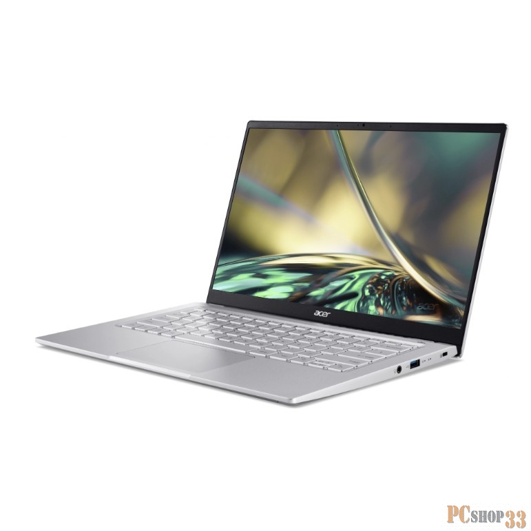 Ультрабук Acer Swift 3 SF314-512-55N3 Core i5 1240P 8Gb SSD512Gb UMA 14 IPS FHD (1920x1080) Eshell silver WiFi BT Cam