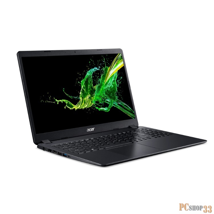 Ноутбук Acer Aspire 3 A315-56-73K8 Core i7 1065G7 8Gb SSD512Gb Intel Iris Plus graphics 15.6 IPS FHD (1920x1080) Eshell black WiFi BT Cam
