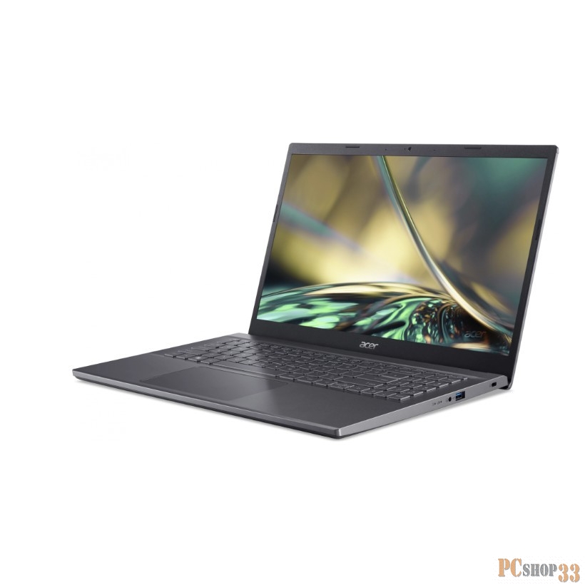 Ноутбук Acer Aspire 5 A515-57-36D0 Core i3 1215U 8Gb SSD512Gb Intel UHD Graphics 15.6 IPS FHD (1920x1080) Windows 11 grey WiFi BT Cam