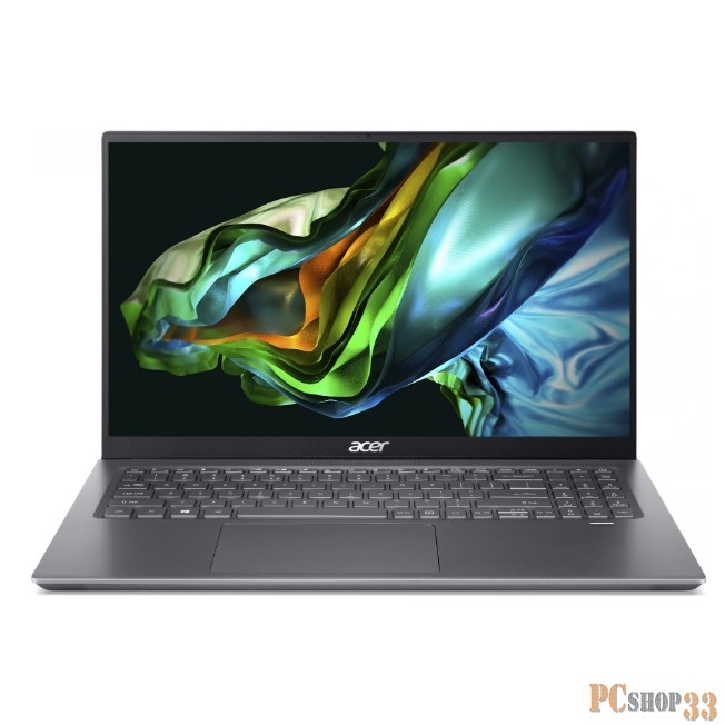 Ультрабук Acer Swift X SFX16-51G-51QA Core i5 11320H 8Gb SSD512Gb NVIDIA GeForce RTX 3050 4Gb 16 IPS FHD (1920x1080) Eshell grey WiFi BT Cam (NX.AYKER.004)