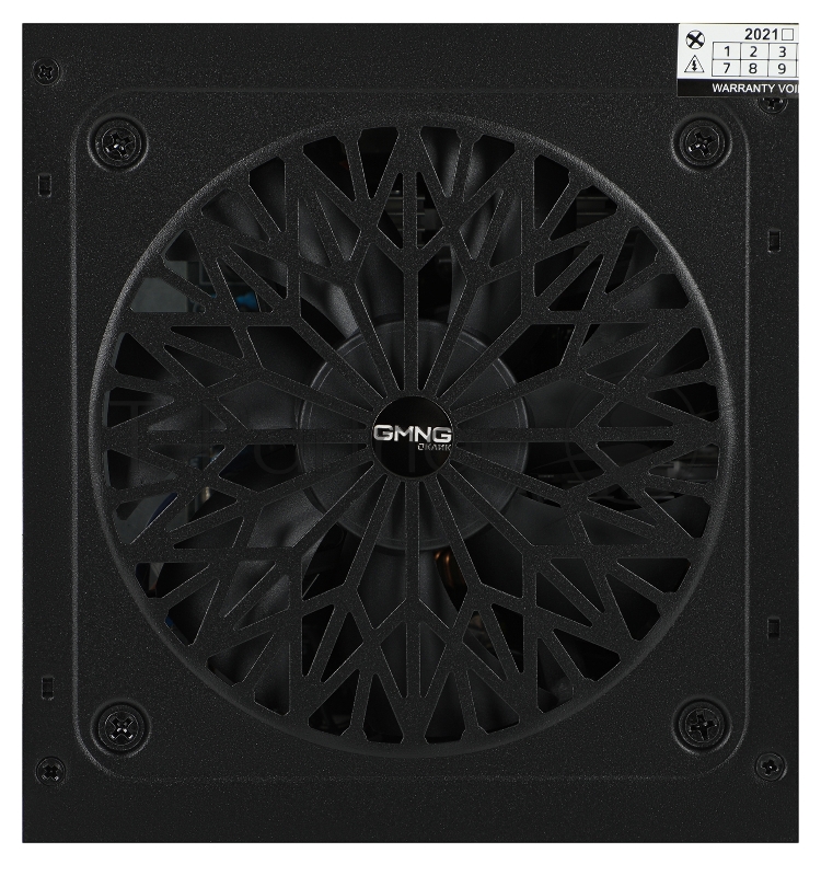 Блок питания Оклик ATX 500W GMNG PSU-500W-80+ 80 PLUS WHITE (24+4+4pin) APFC 120mm fan 5xSATA RTL