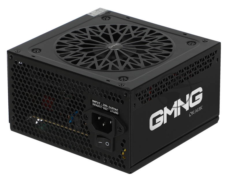 Блок питания Оклик ATX 600W GMNG PSU-600W-80+ 80 PLUS WHITE (24+4+4pin) APFC 120mm fan 6xSATA RTL