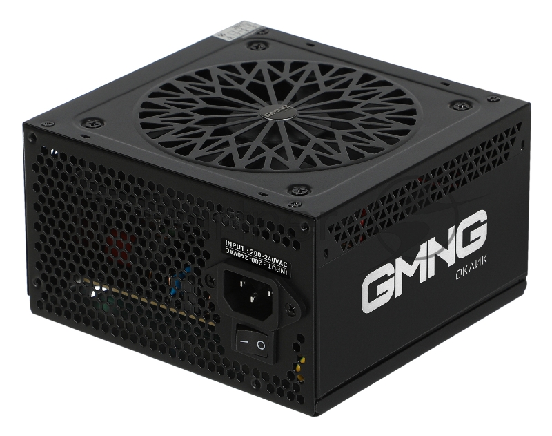 Блок питания Оклик ATX 700W GMNG PSU-700W-80+ 80 PLUS WHITE (24+4+4pin) APFC 120mm fan 6xSATA RTL