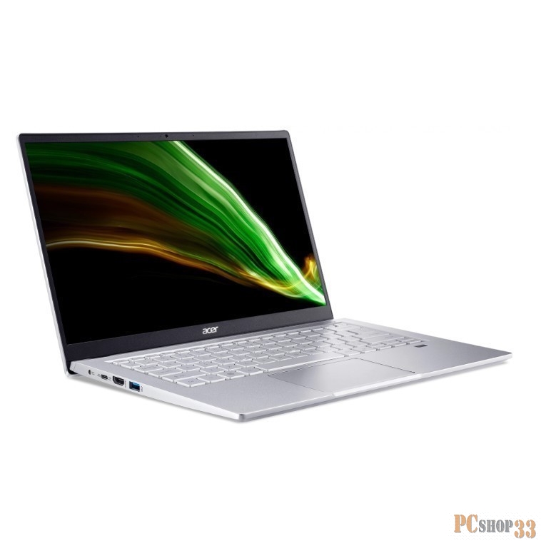 Ультрабук Acer Swift 3 SF314-43-R6WH Ryzen 5 5500U 16Gb SSD512Gb AMD Radeon 14 IPS FHD (1920x1080) Eshell silver WiFi BT Cam