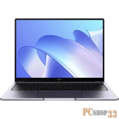 Ноутбук 14 IPS QHD Huawei MateBook 14 KLVL-W56W gray (AMD Ryzen 5 5500U/16Gb/512Gb SSD/VGA int/W11) (53013MNG)