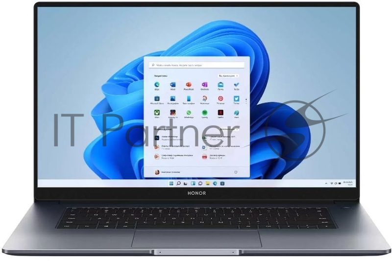 Ноутбук 15.6 IPS FHD Honor MagicBook 15 gray (AMD Ryzen 5 5500U/16Gb/512Gb SSD/VGA int/no OS) (5301AELH)