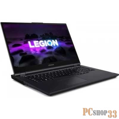 Ноутбук Lenovo Legion 5 17ITH6H 17.3 FHD(1920x1080) IPS/Intel Core i7-11800H 2.30GHz Octa/16GB/512GB SSD/GF RTX3060 6GB/WiFi/BT5.1/HD Web Camera/2in1/RJ45/80Wh/8 h/2.98kg/DOS/1Y/BLUE