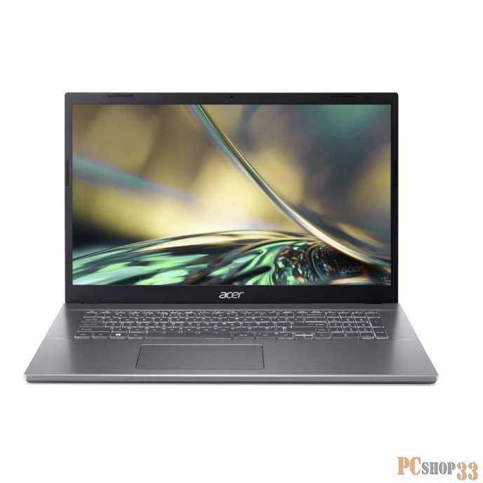 Ноутбук Acer Aspire 5 A517-53-32A6 Core i3 1215U 8Gb SSD512Gb Intel UHD Graphics 17.3 IPS FHD (1920x1080) Windows 11 grey WiFi BT Cam