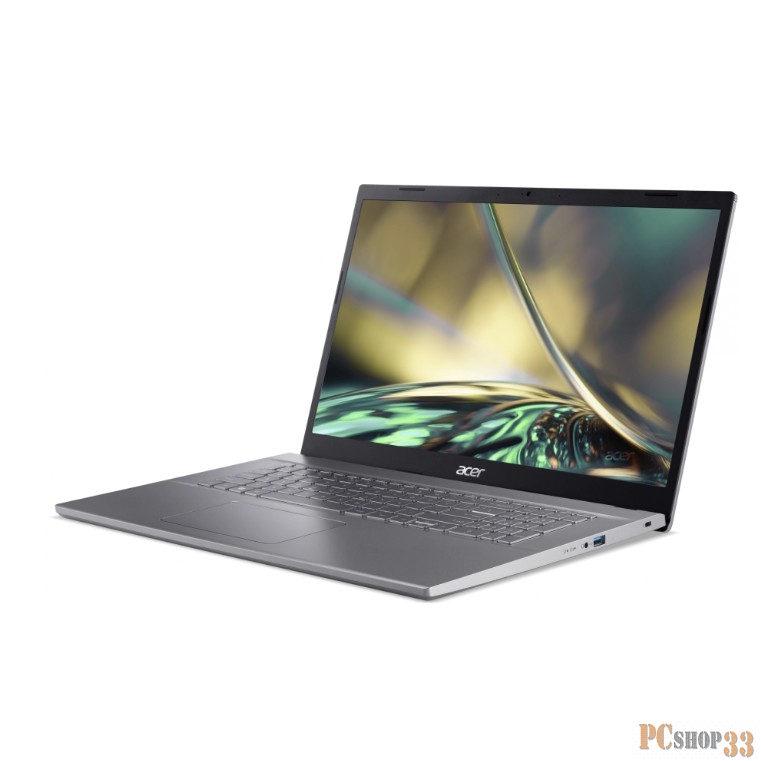 Ноутбук Acer Aspire 5 A517-53-51E9 Core i5 1235U 8Gb SSD512Gb Intel Iris Xe graphics 17.3 IPS FHD (1920x1080) Eshell grey WiFi BT Cam (NX.K62ER.002)