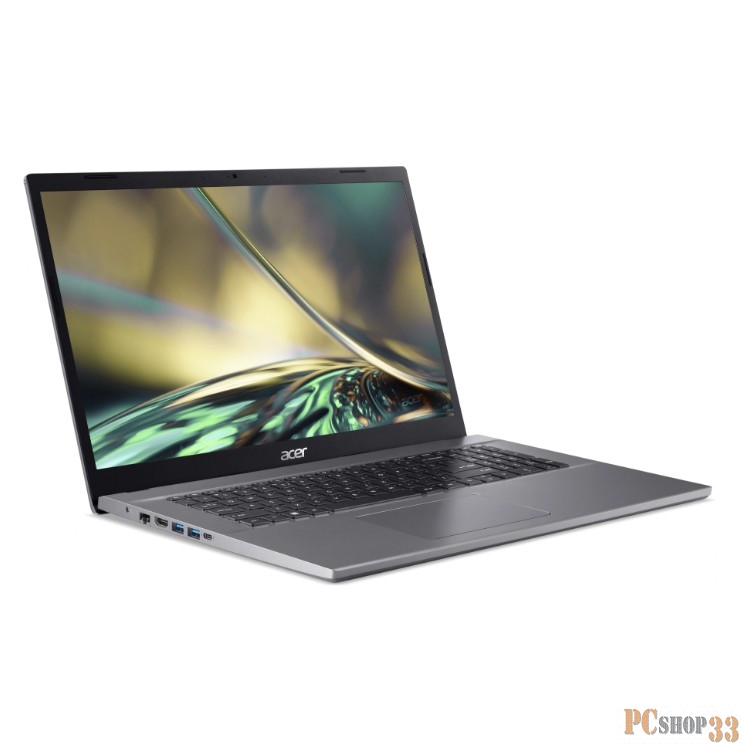 Ноутбук Acer Aspire 5 A517-53-743Z Core i7 1255U 16Gb SSD512Gb Intel Iris Xe graphics 17.3 IPS FHD (1920x1080) Eshell grey WiFi BT Cam (NX.K62ER.004)