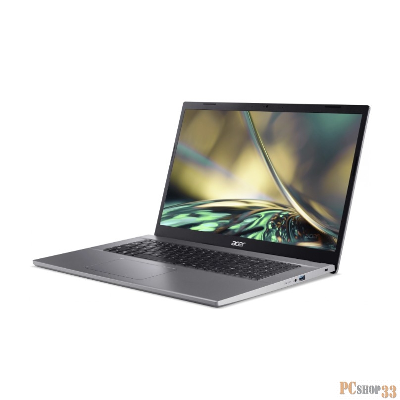 Ноутбук Acer Aspire 5 A517-53-743Z Core i7 1255U 16Gb SSD512Gb Intel Iris Xe graphics 17.3 IPS FHD (1920x1080) Eshell grey WiFi BT Cam (NX.K62ER.004)