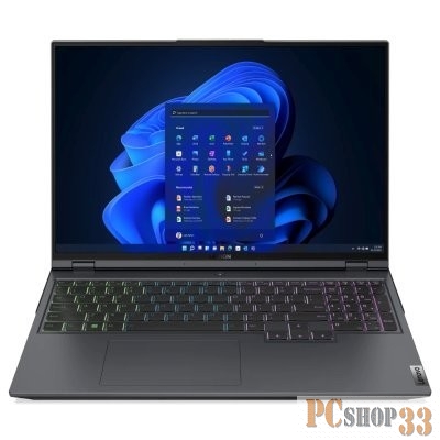 Ноутбук Legion 5 Pro 16ITH6H 16.0 WQXGA(2560x1600) IPS/Intel Core i7-11800H 2.30GHz Octa/32GB/1TB SSD/GF RTX3070 8GB/WiFi/BT5.1/HD Web Camera/80Wh/7,3 h/2,3 kg/DOS/1Y/GREY