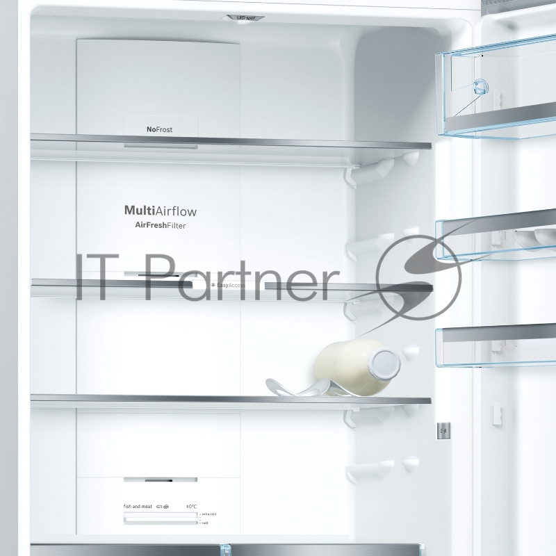 Холодильник Bosch KGN49LB30U черный (двухкамерный)