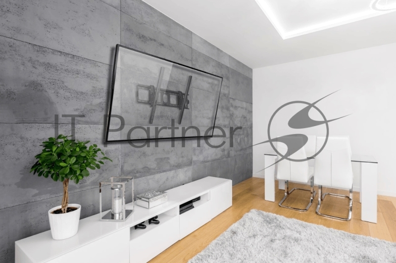 Наклонный кронштейн ONKRON UT4 чёрный