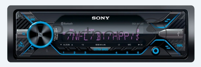 Автомагнитола Sony DSX-A416BT 1DIN 4x55Вт