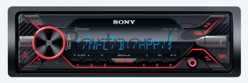 Автомагнитола Sony DSX-A416BT 1DIN 4x55Вт