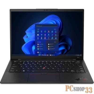 Ноутбук Lenovo ThinkPad X1 Carbon G10 Core i7 1265U 32Gb SSD1Tb Intel Iris Xe graphics 14 IPS WUXGA (1920x1200) 4G Windows 11 Professional black WiFi BT Cam (21CCS9Q301)