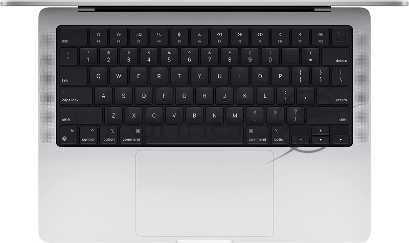 Ноутбук Apple MacBook Pro A2485 M1 Pro 10 core 16Gb SSD1Tb/16 core GPU 16.2 Retina XDR (3456x2234)/ENGKBD Mac OS silver WiFi BT Cam Английская клавиатура